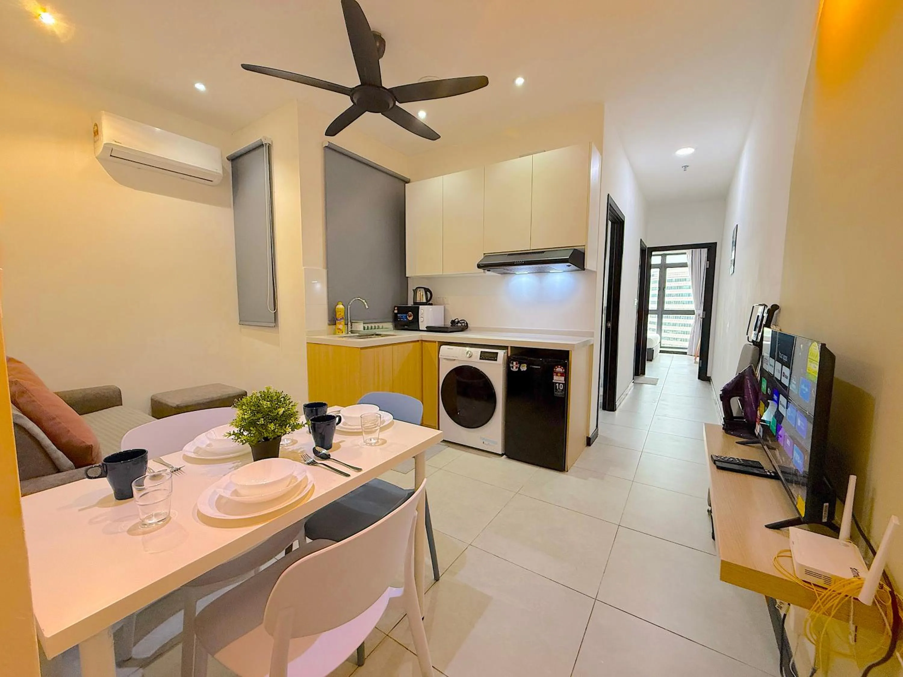 Living room in Neu Suites By Serenity Homes Near Gleneagles, KLCC & LRT