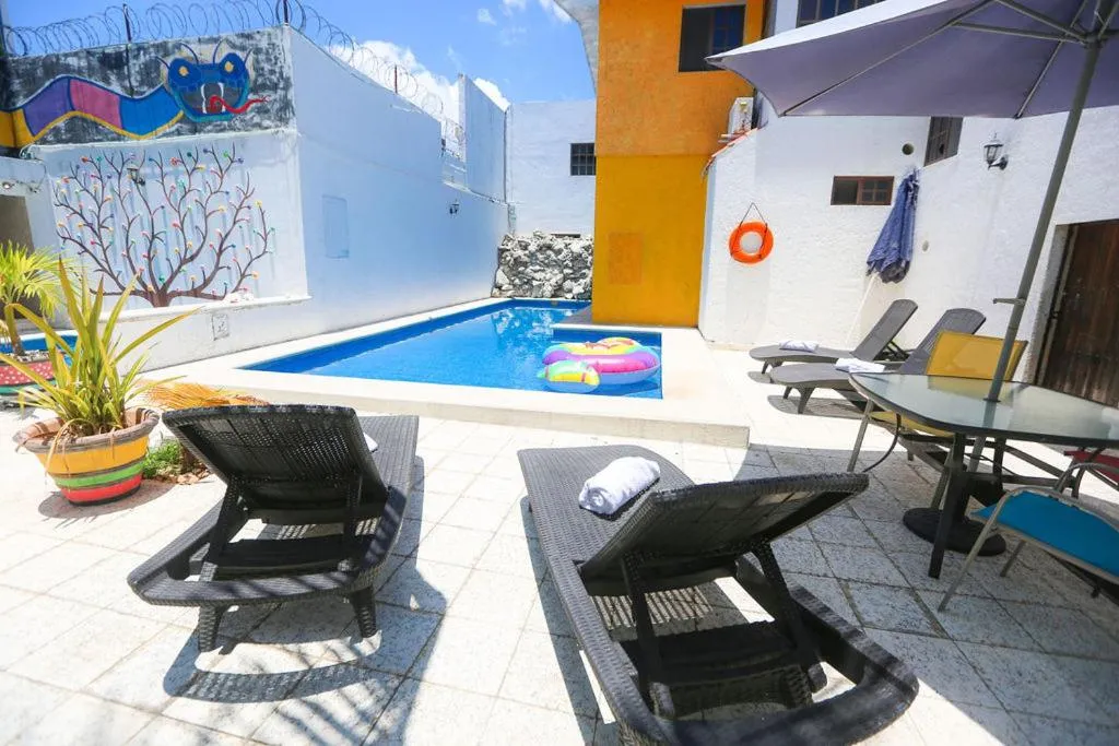 Patio in Íkaro Suites Colonial