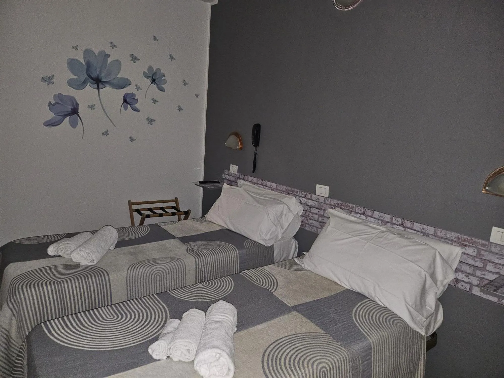 Bedroom, Bed in Hotel Villa Rosa