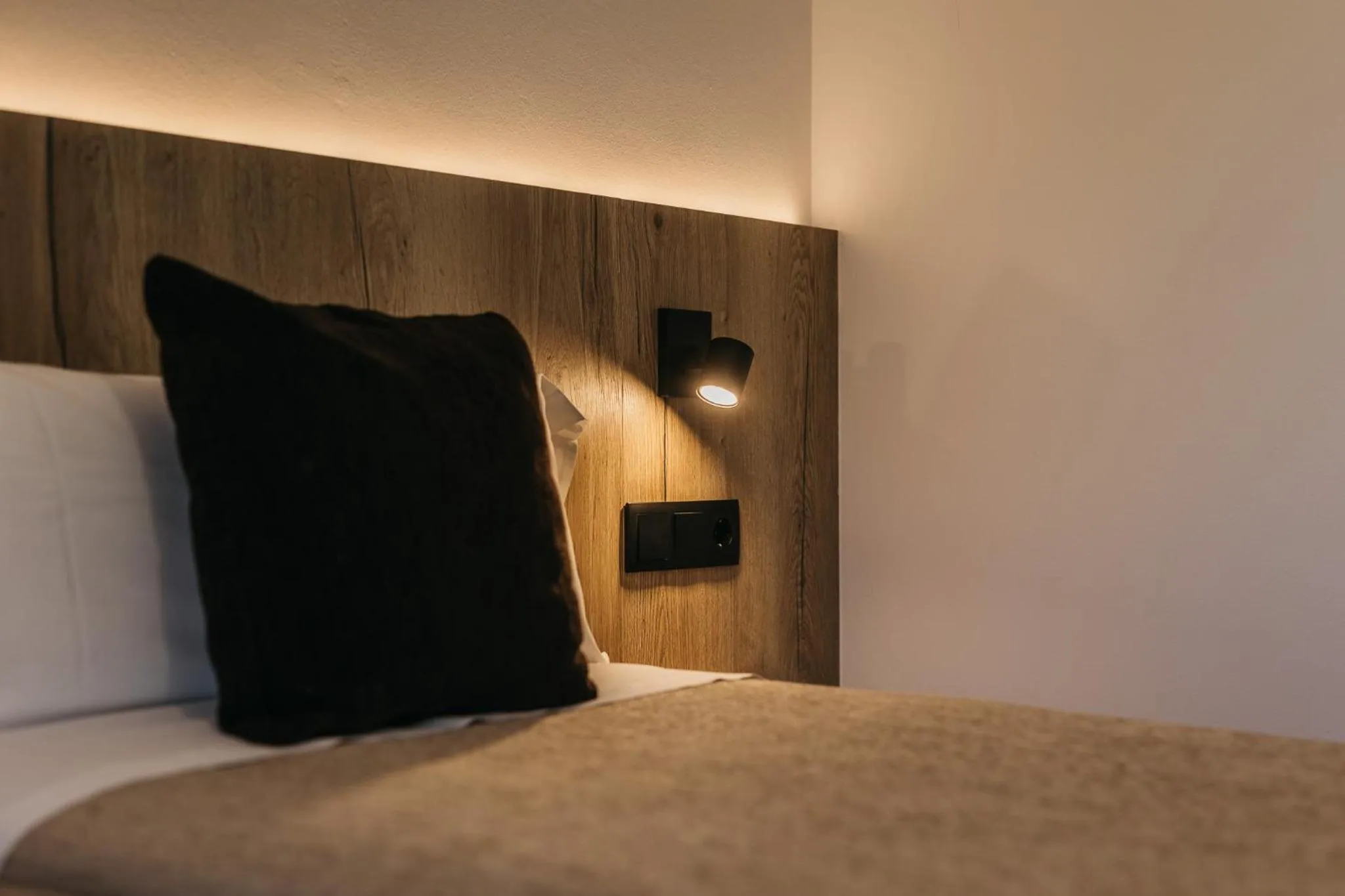 Bed in La Trobada Hotel Sport