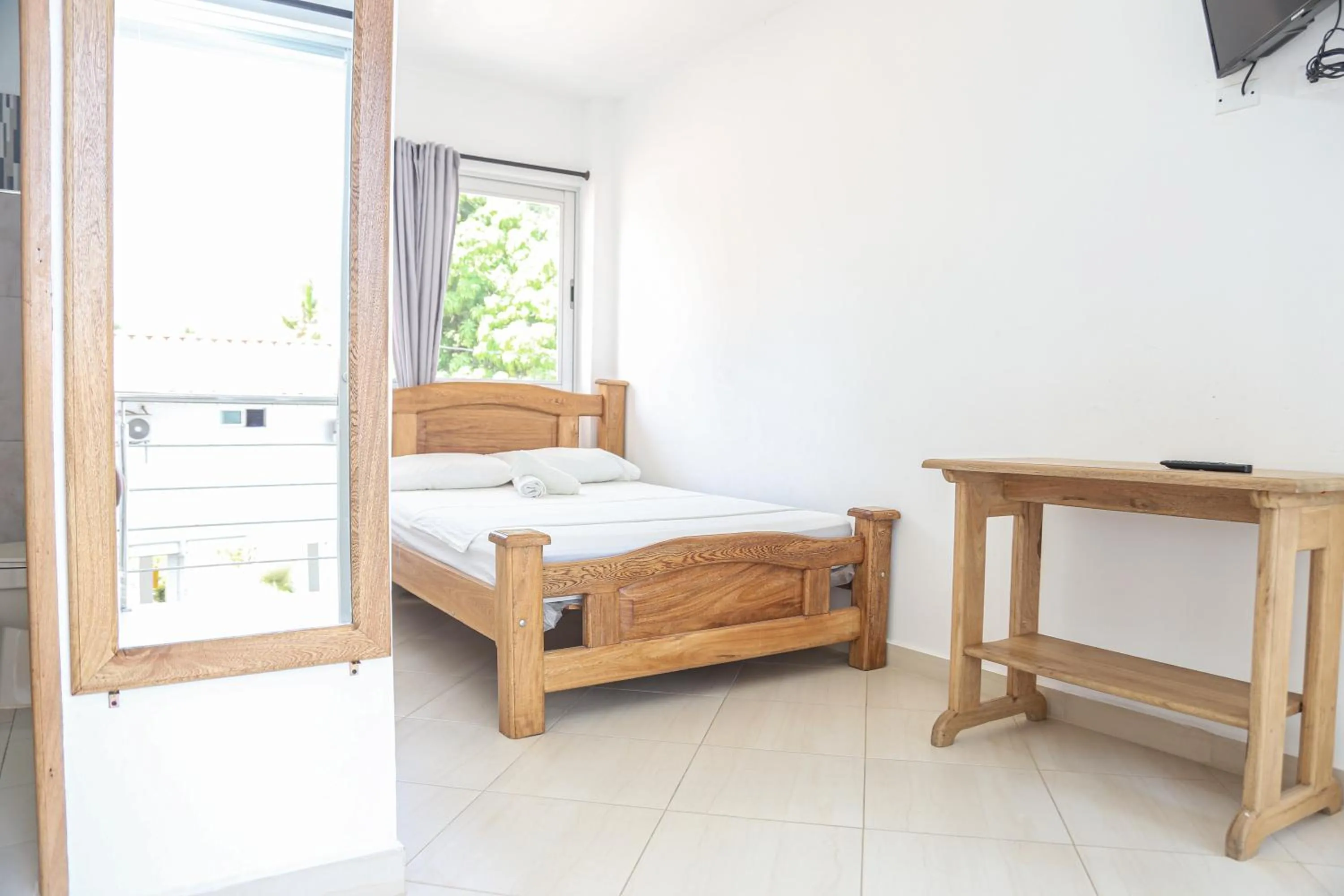 Bed in Hotel Caribe Coveñas