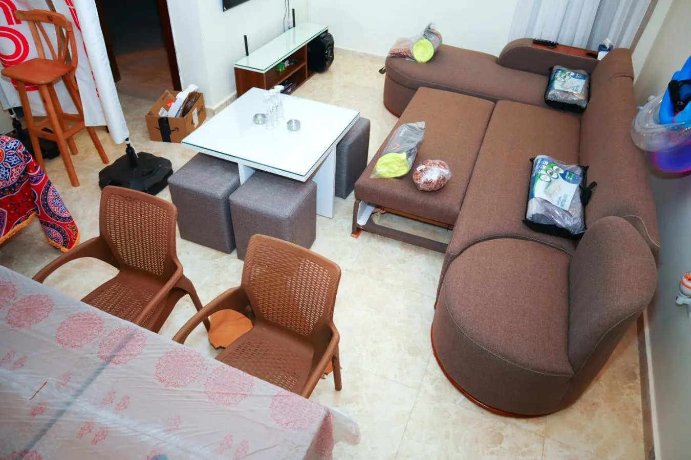 TV and multimedia in Hostgool Beach Chalets Mirage bay resort & aqua park