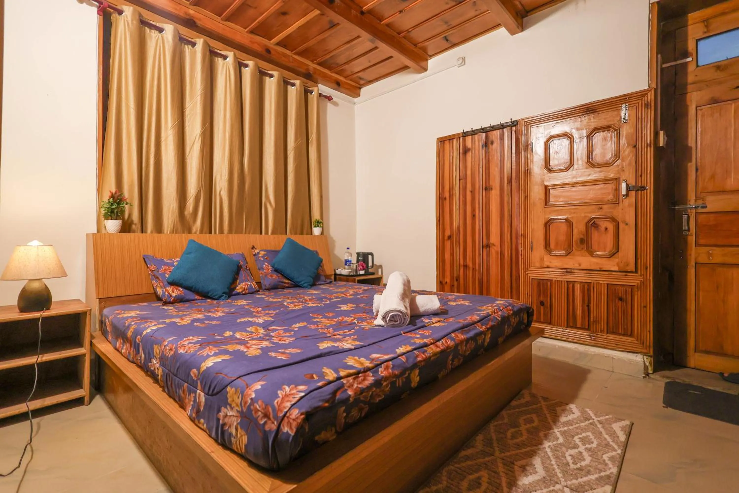 Bed in Moksha Woodhouse