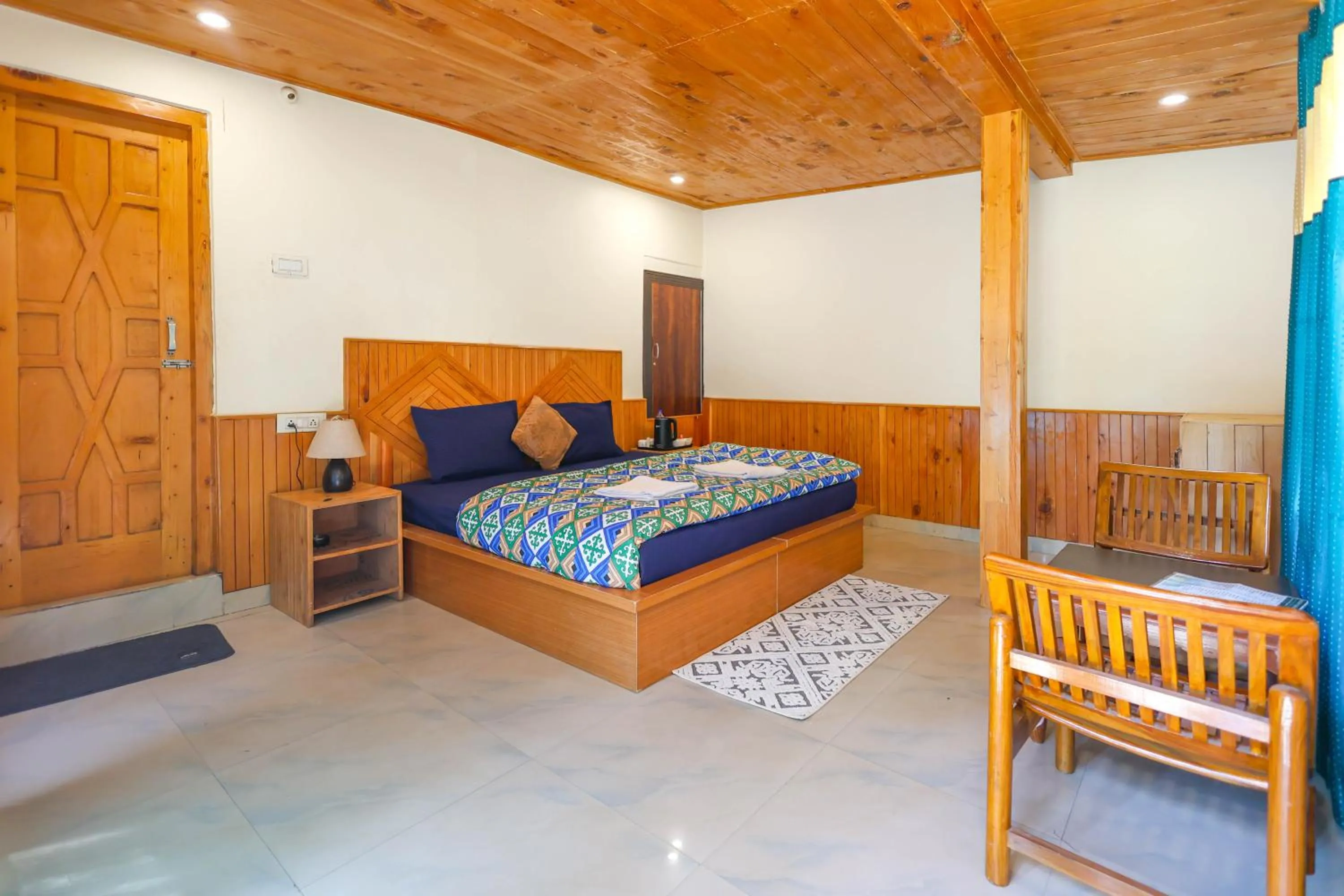 Bed in Moksha Woodhouse