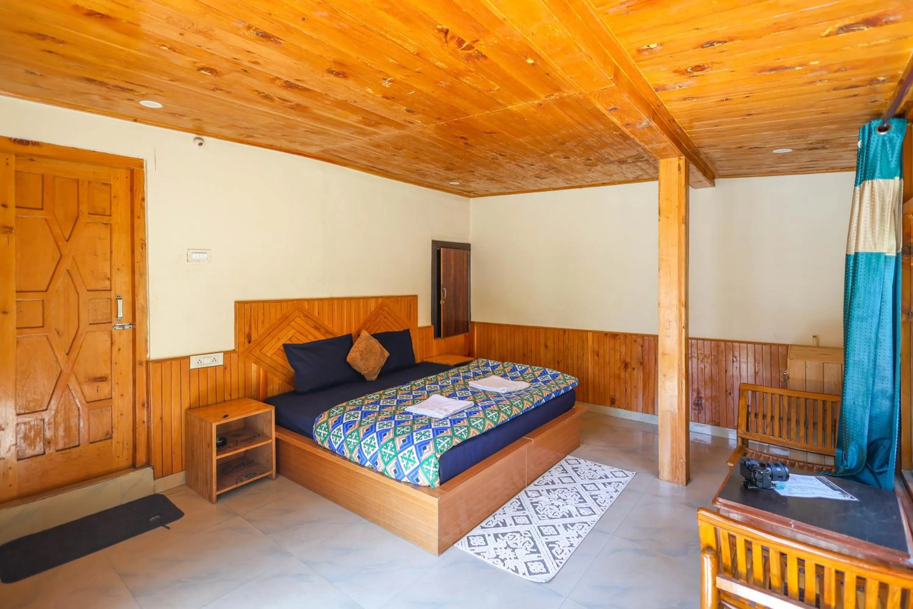 Bed in Moksha Woodhouse