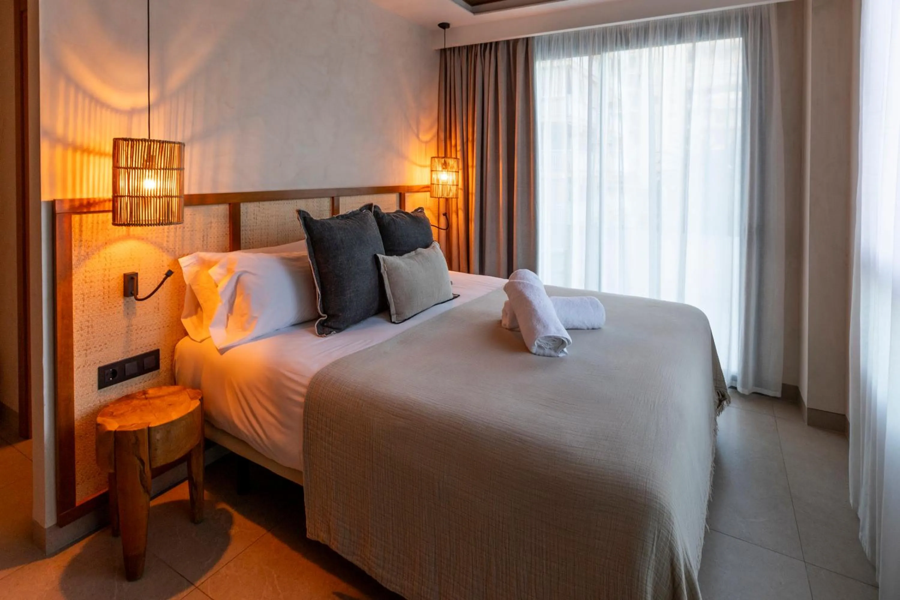 Bed in Albades Hotel & Spa - Adults Only - 4 Star Superior