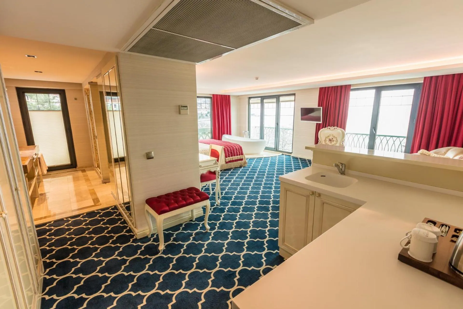 Bed in Sinema Hotel Ordu