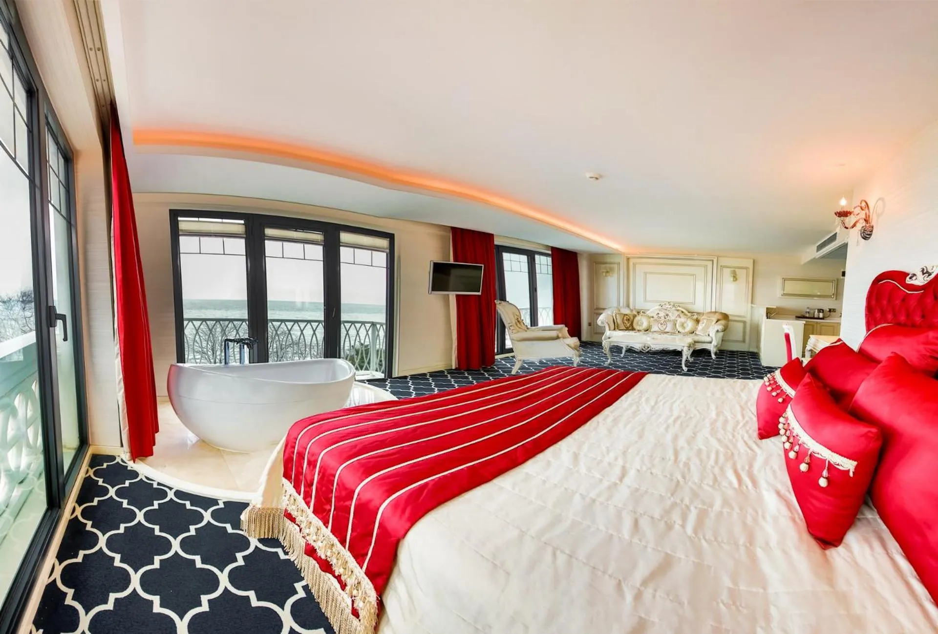 Bed in Sinema Hotel Ordu