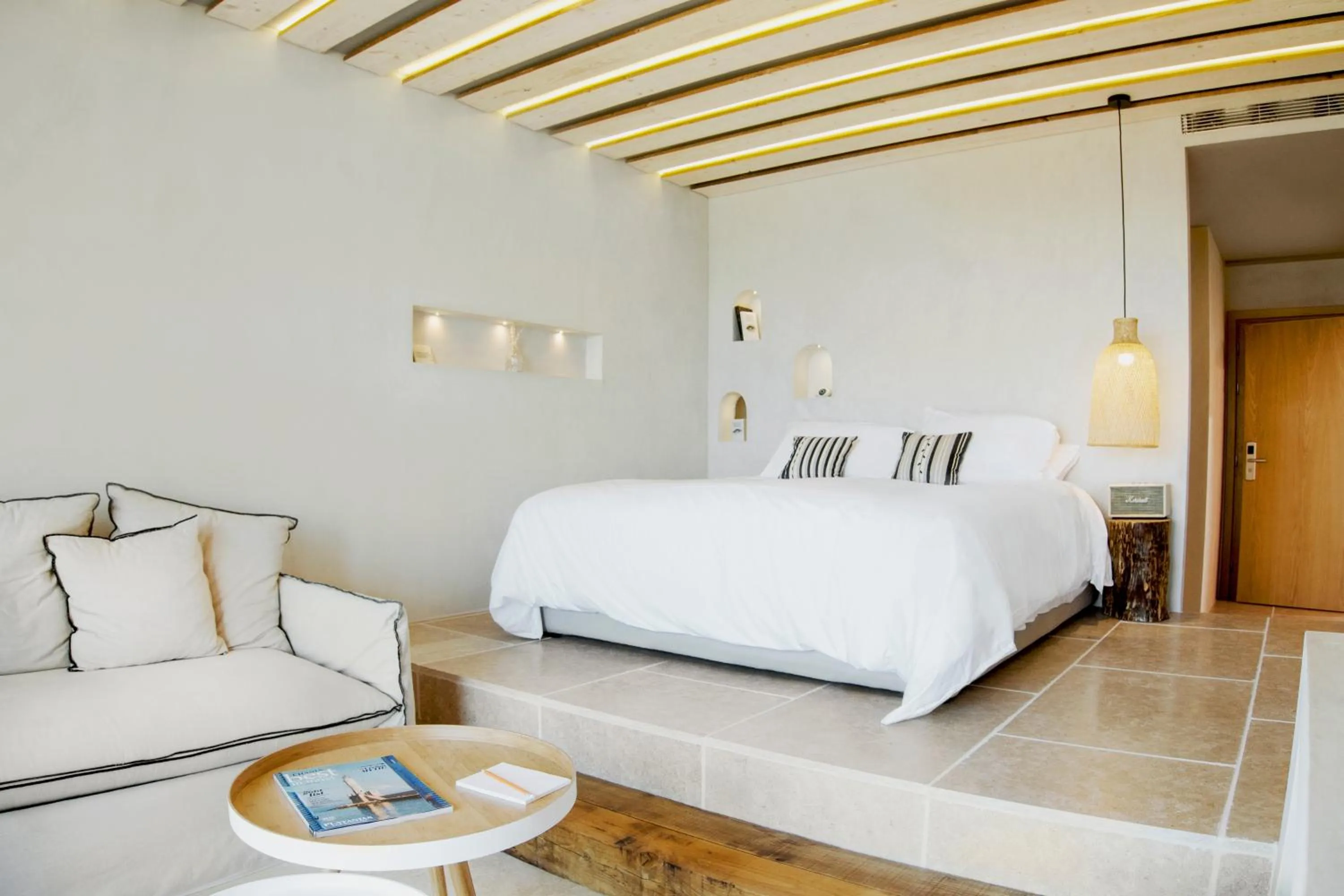 Photo of the whole room, Bed in The Theodore Boutique Hotel- adults only 16 plus