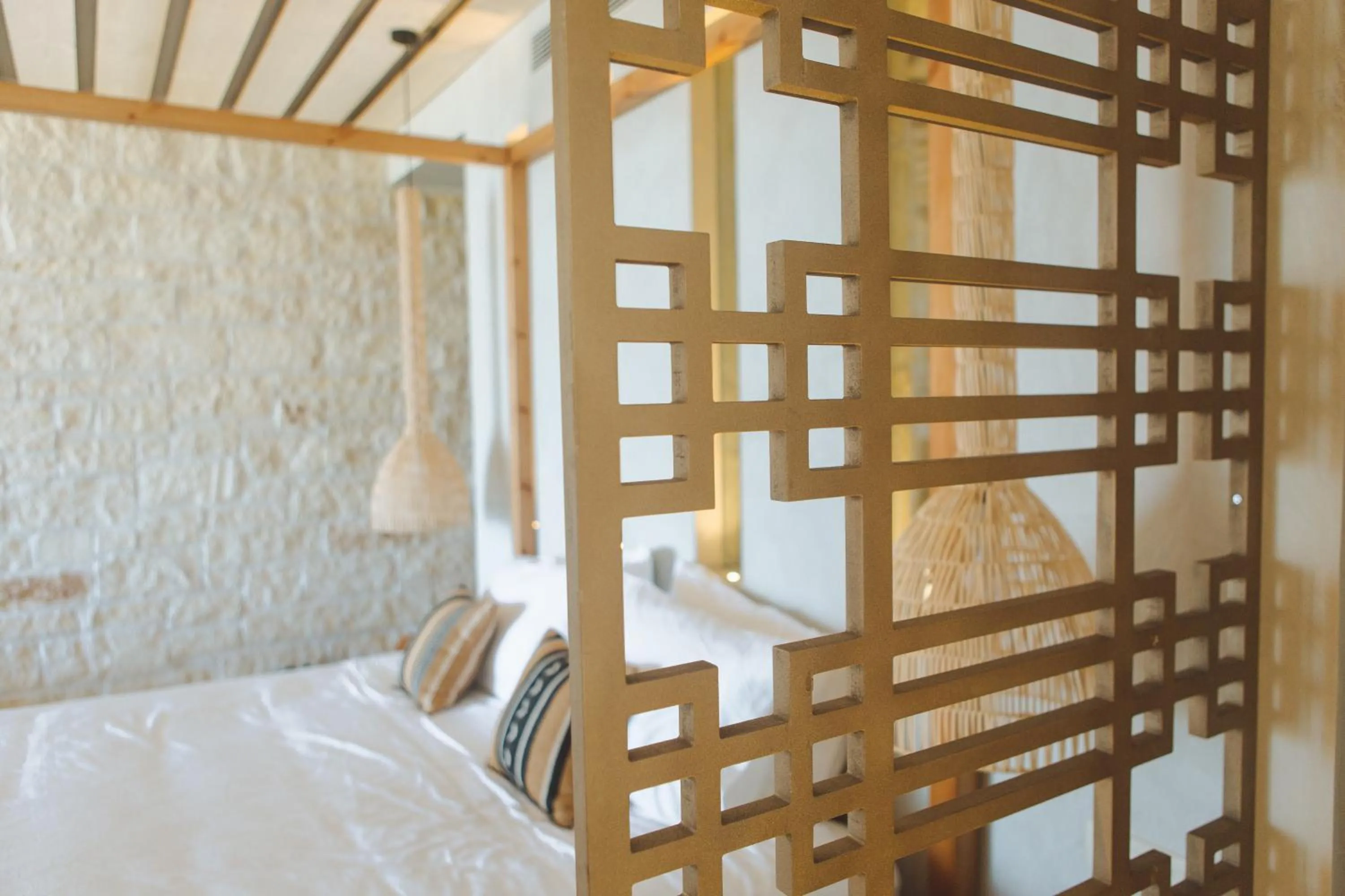 Decorative detail, Bed in The Theodore Boutique Hotel- adults only 16 plus