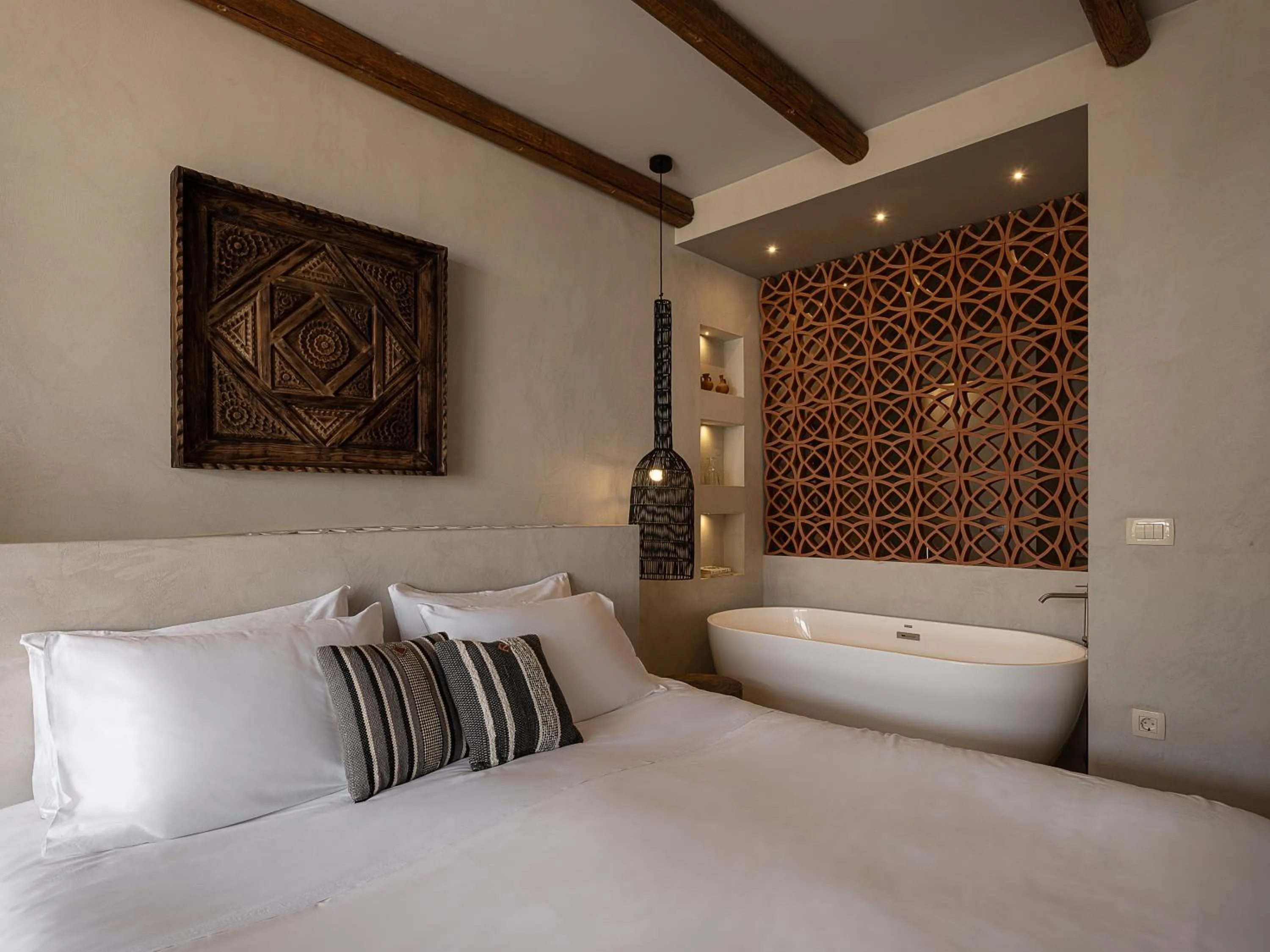 Bed in The Theodore Boutique Hotel- adults only 16 plus