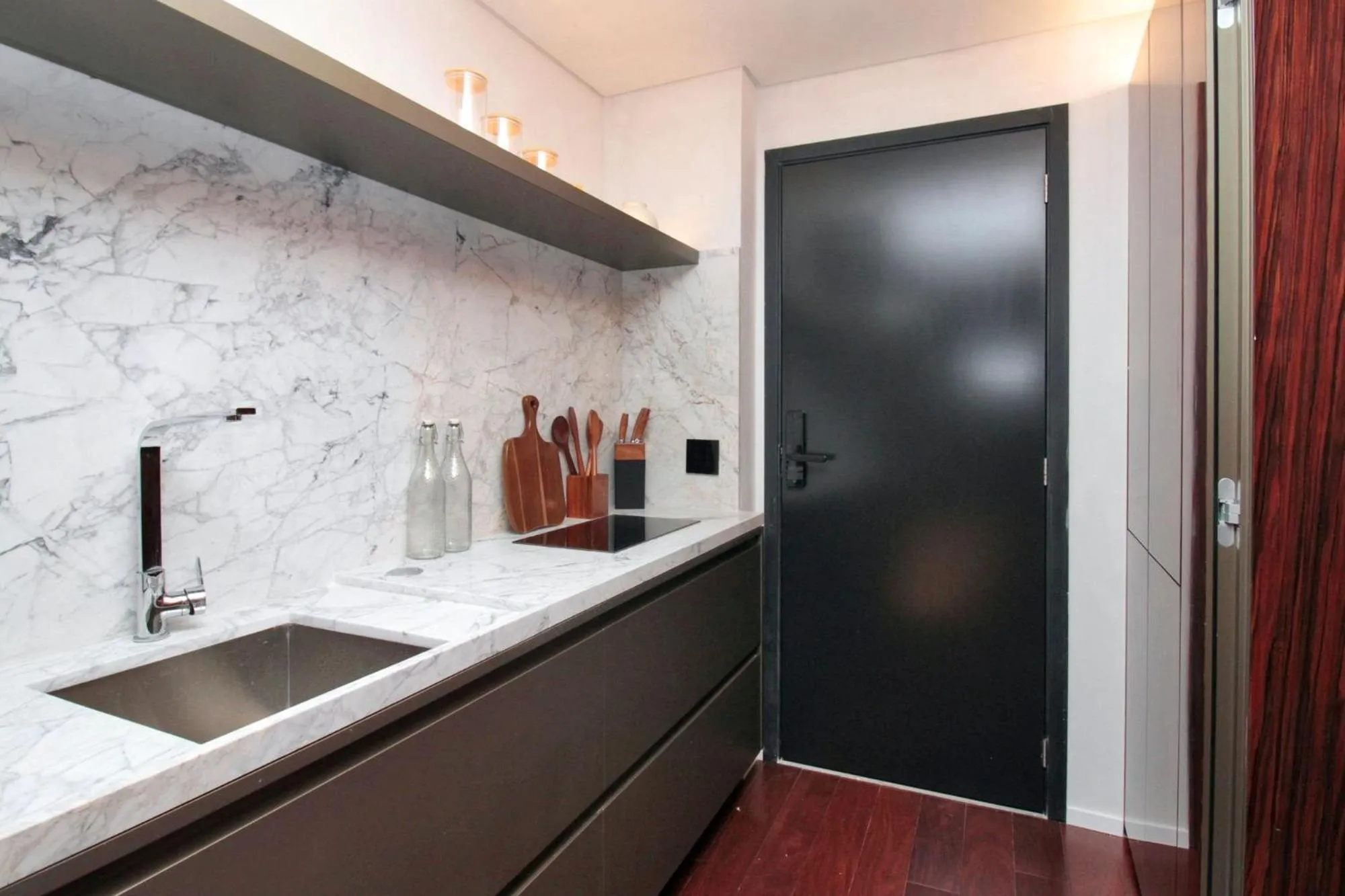 Kitchen or kitchenette in HIT Itaim