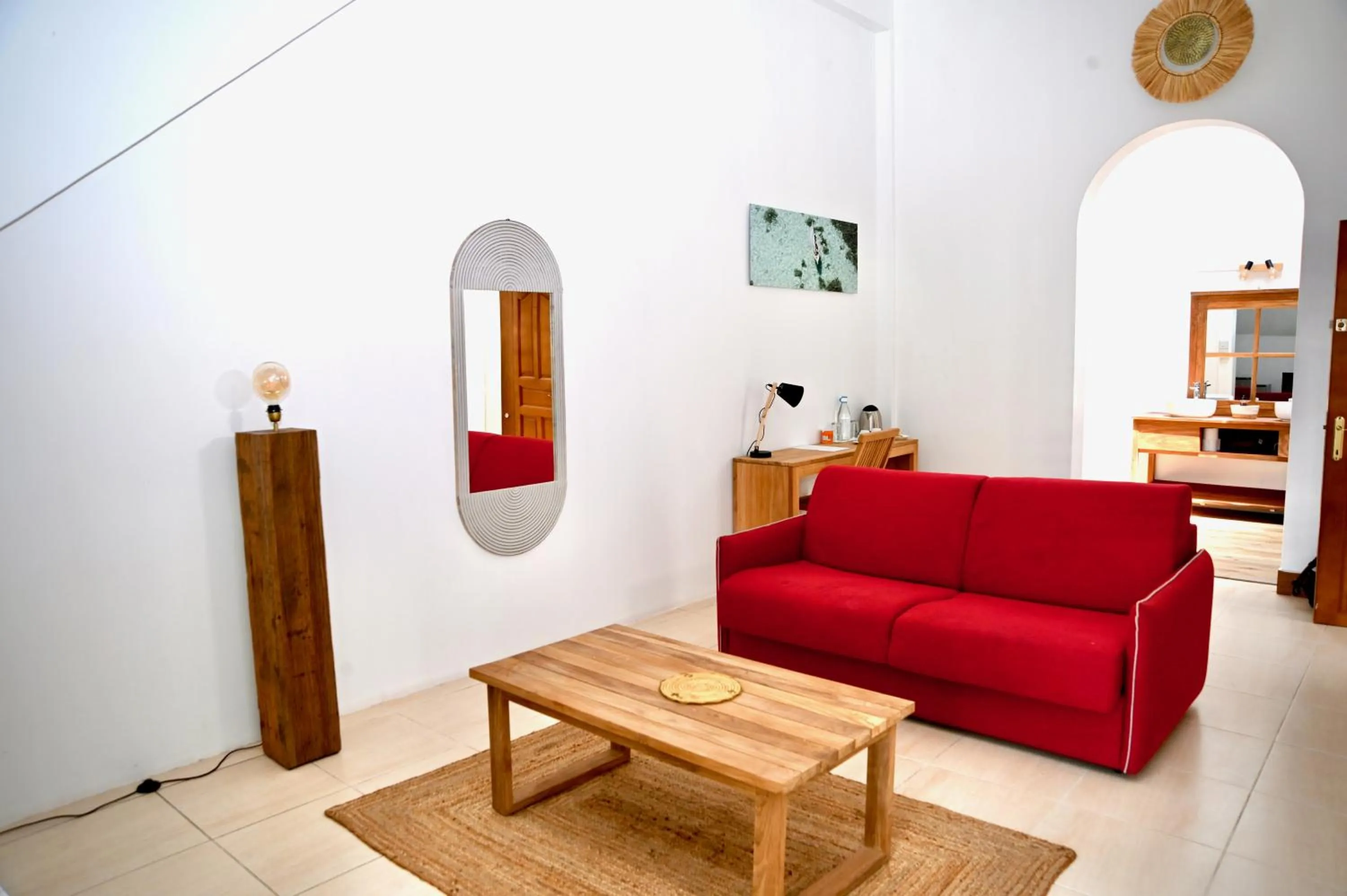 Living room in Villa Anakao Mauritius