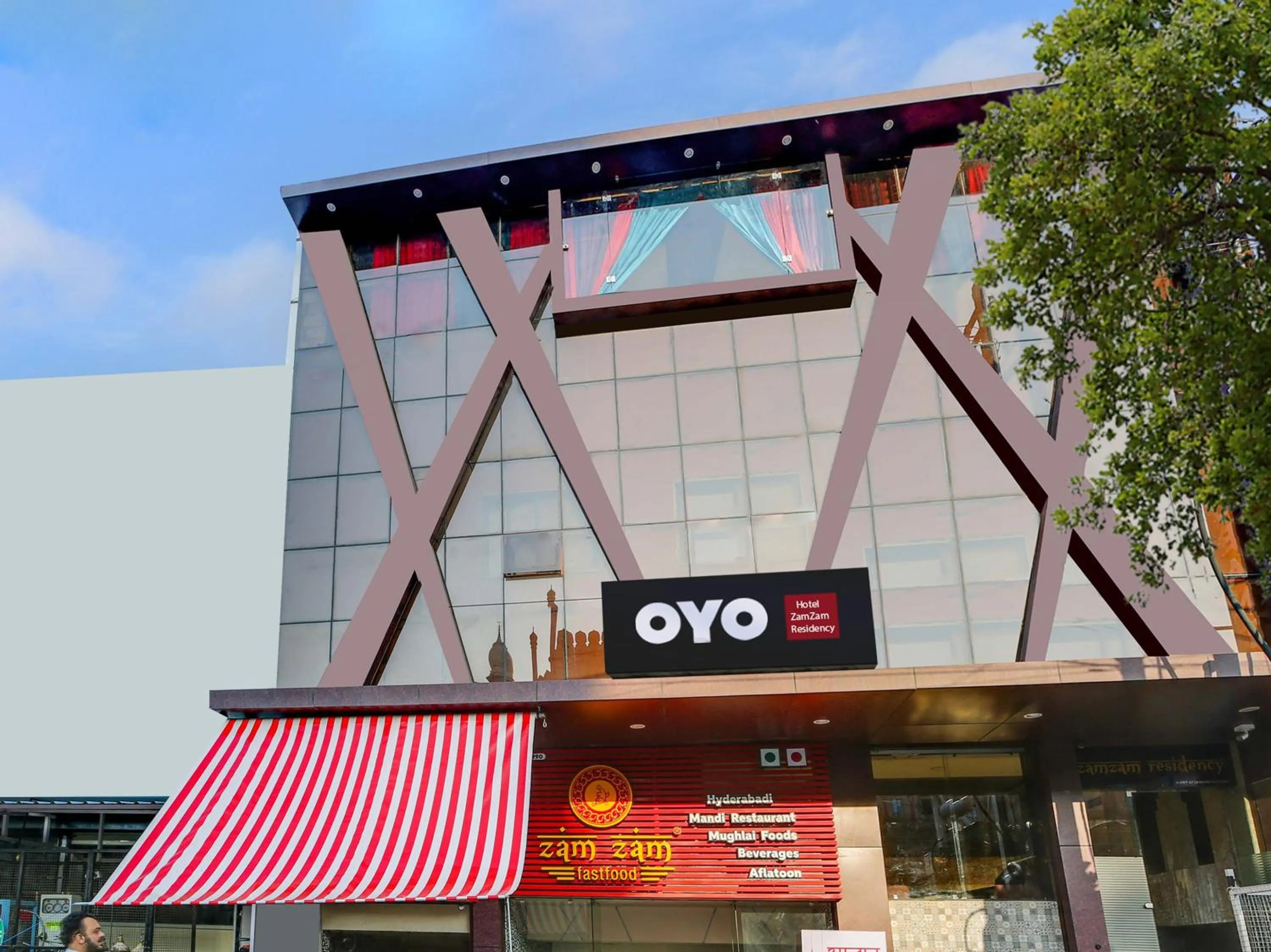 Facade/entrance in Hotel O Zamzam Residency