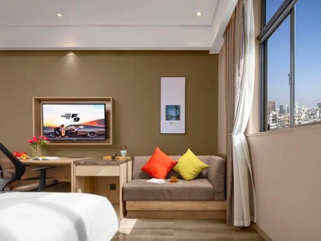 Bed in Atour Hotel Huzhou Changxing Changhai Road