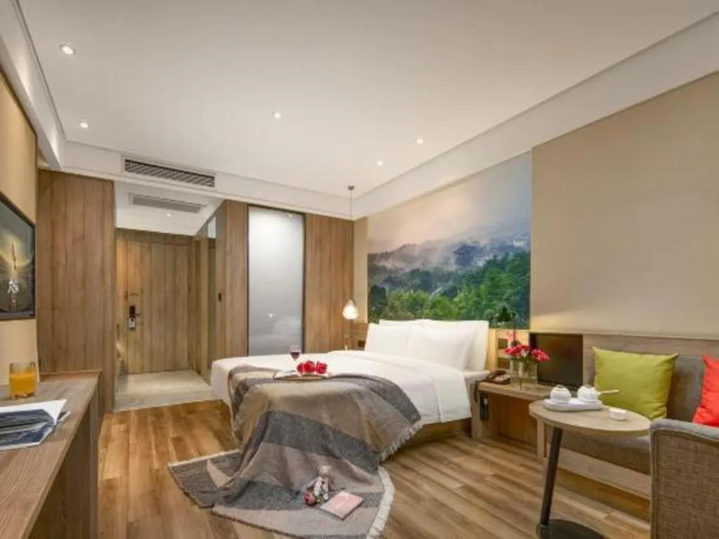 Bed in Atour Hotel Huzhou Changxing Changhai Road