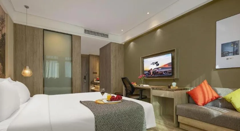 Bed in Atour Hotel Huzhou Changxing Changhai Road