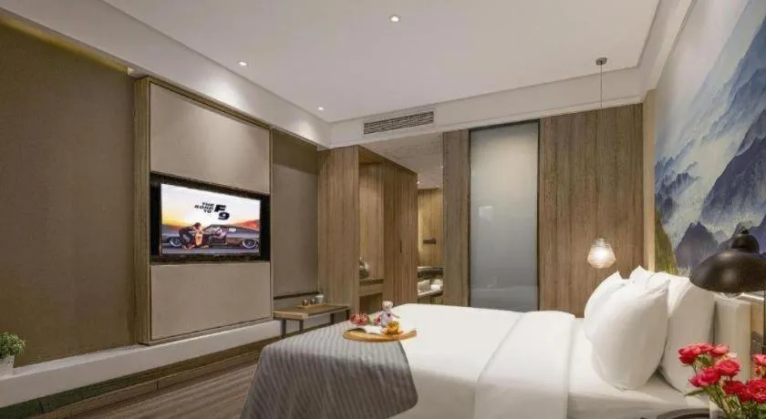 Bed in Atour Hotel Huzhou Changxing Changhai Road