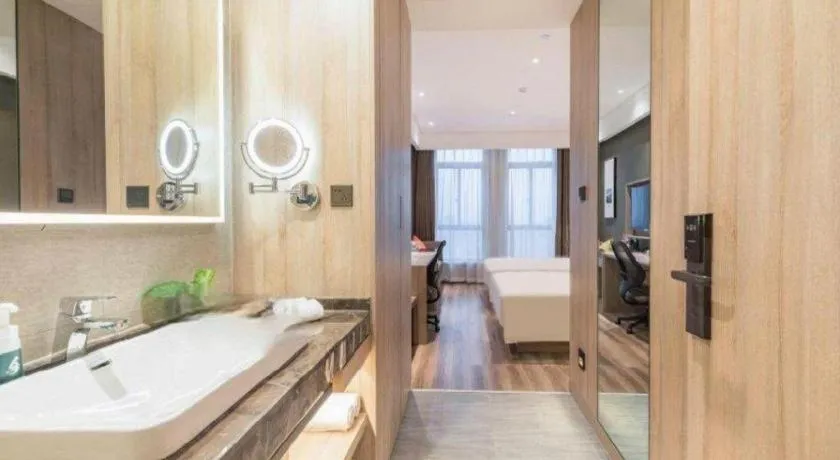 Bed in Atour Hotel Huzhou Changxing Changhai Road