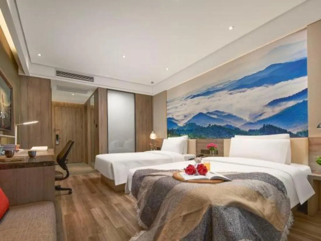 Bed in Atour Hotel Huzhou Changxing Changhai Road