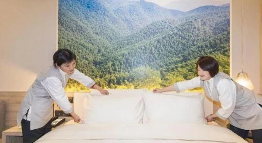 Bed in Atour Hotel Huzhou Changxing Changhai Road