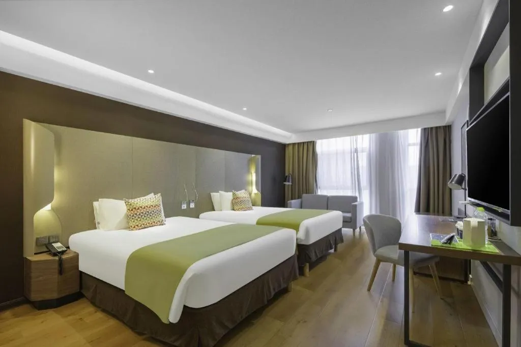 Bed in Campanile Hotel Dongying Financial Port