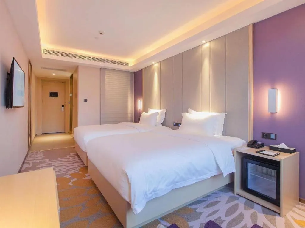 Bed in Lavande Hotels Wuhan Guanggu Yangjiawan Metro Station