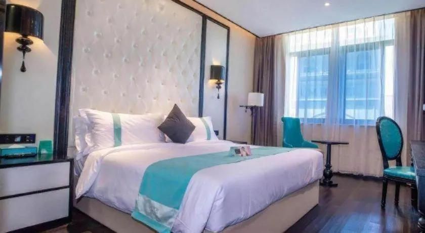 Bed in Xana Hotelle Nanchang Tengwang Pavilion Qingshan Road Metro Station