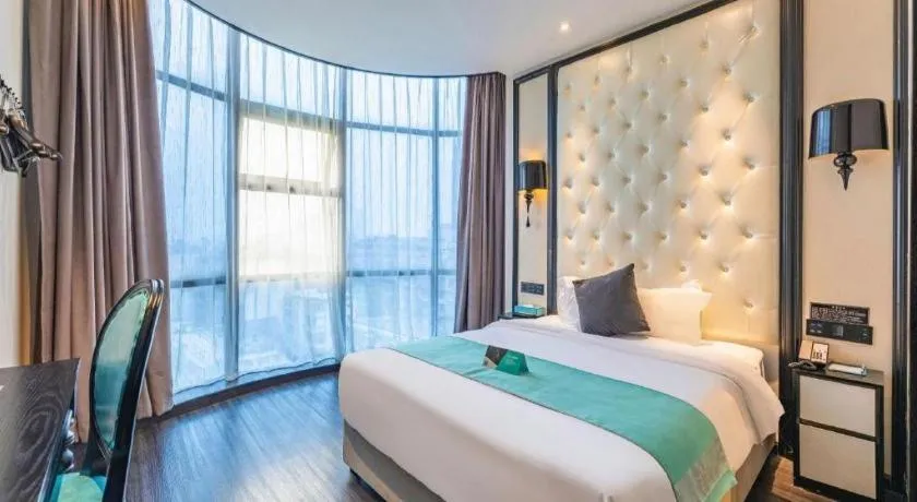 Bed in Xana Hotelle Nanchang Tengwang Pavilion Qingshan Road Metro Station