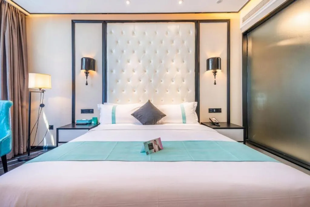 Bed in Xana Hotelle Nanchang Tengwang Pavilion Qingshan Road Metro Station