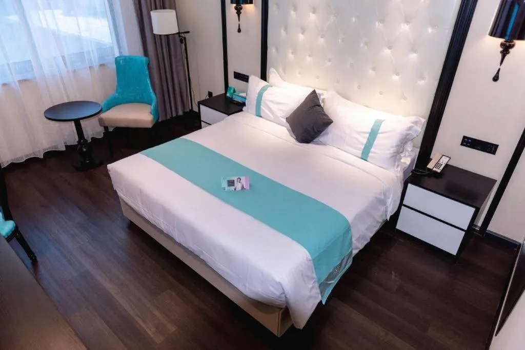 Bed in Xana Hotelle Nanchang Tengwang Pavilion Qingshan Road Metro Station