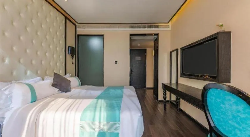 Bed in Xana Hotelle Nanchang Tengwang Pavilion Qingshan Road Metro Station