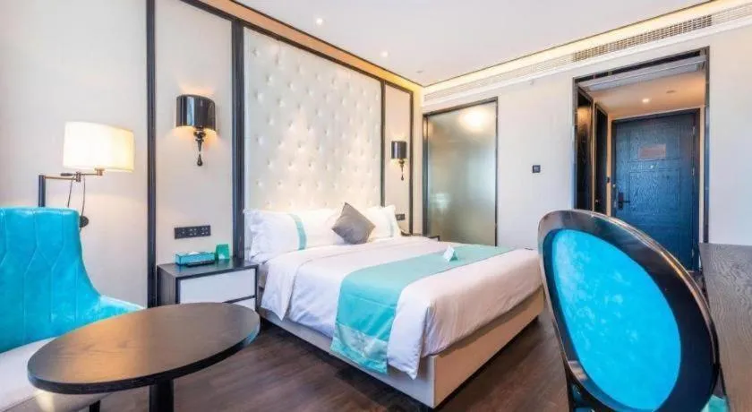 Bed in Xana Hotelle Nanchang Tengwang Pavilion Qingshan Road Metro Station