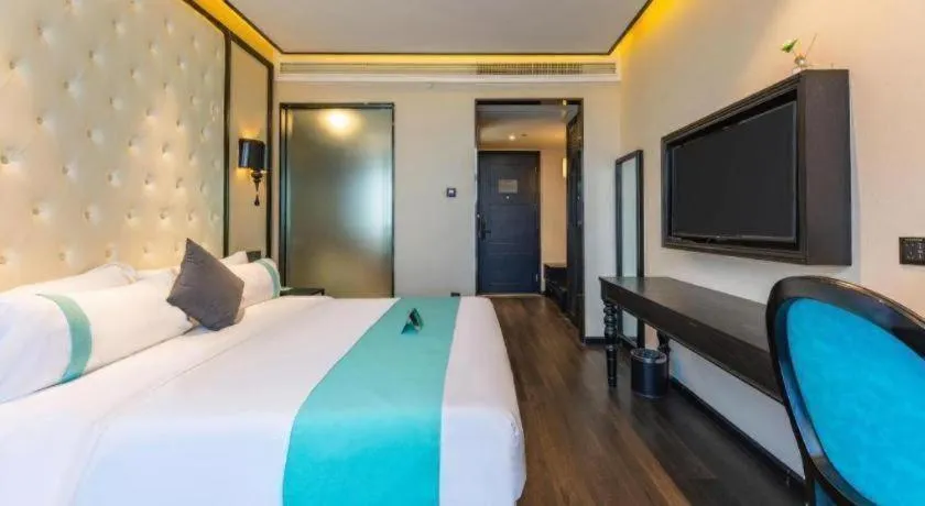 Bed in Xana Hotelle Nanchang Tengwang Pavilion Qingshan Road Metro Station