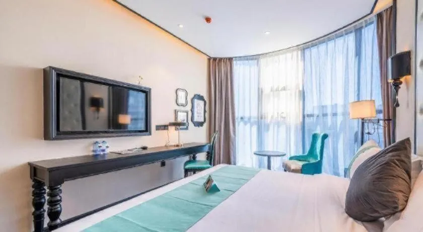 Bed in Xana Hotelle Nanchang Tengwang Pavilion Qingshan Road Metro Station