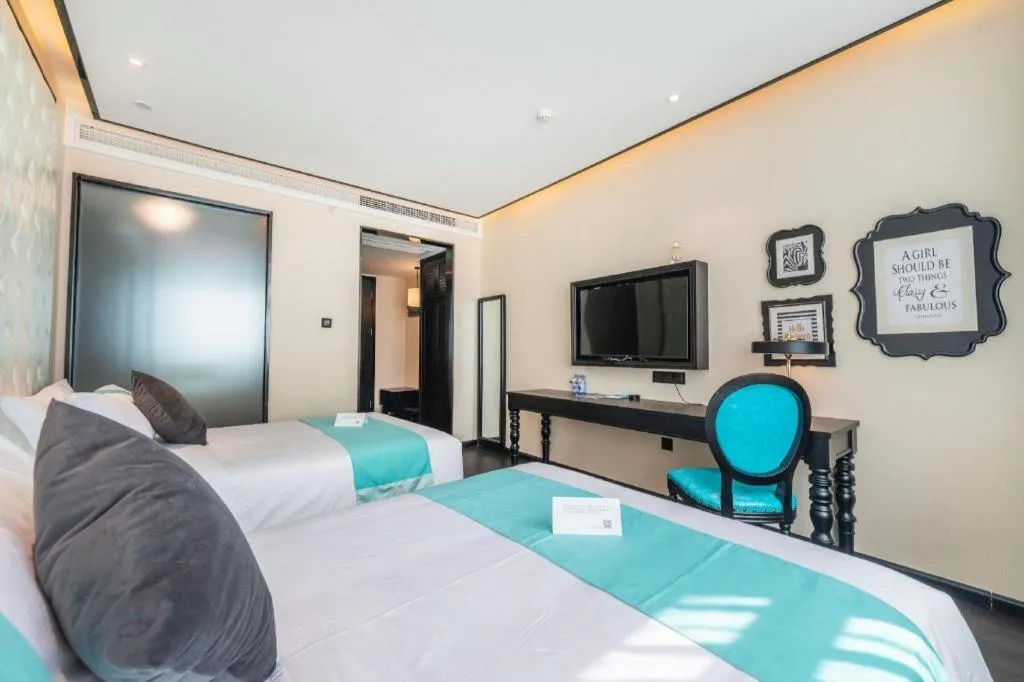 Bed in Xana Hotelle Nanchang Tengwang Pavilion Qingshan Road Metro Station