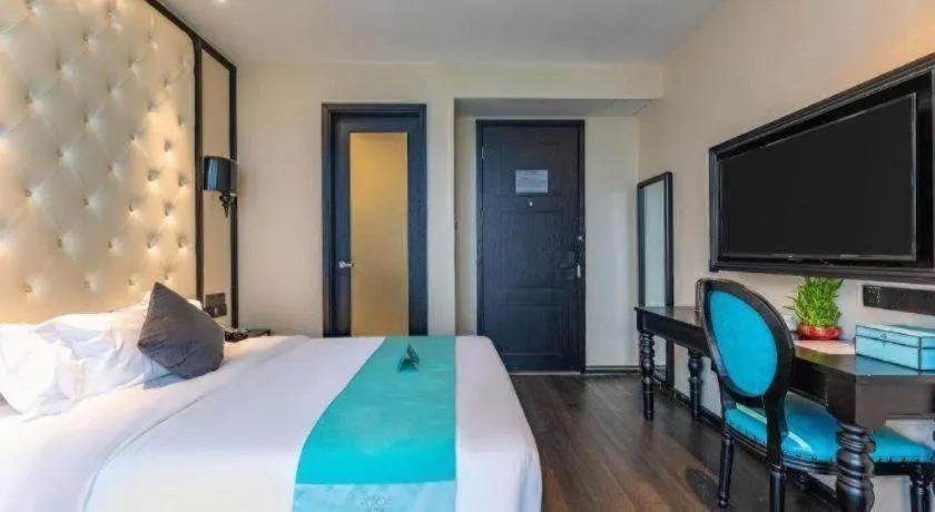 Bed in Xana Hotelle Nanchang Tengwang Pavilion Qingshan Road Metro Station