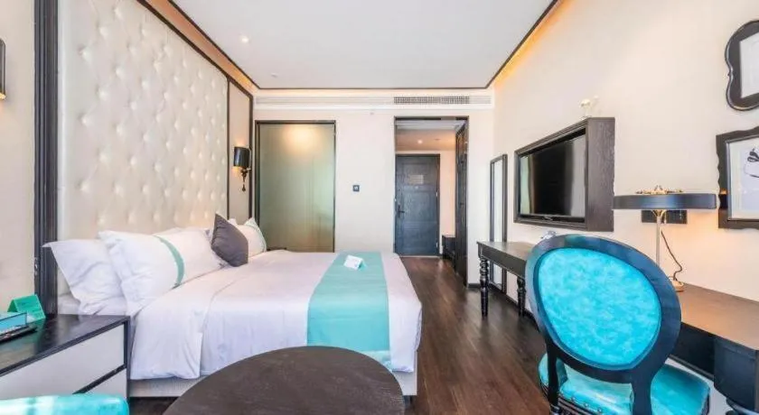 Bed in Xana Hotelle Nanchang Tengwang Pavilion Qingshan Road Metro Station