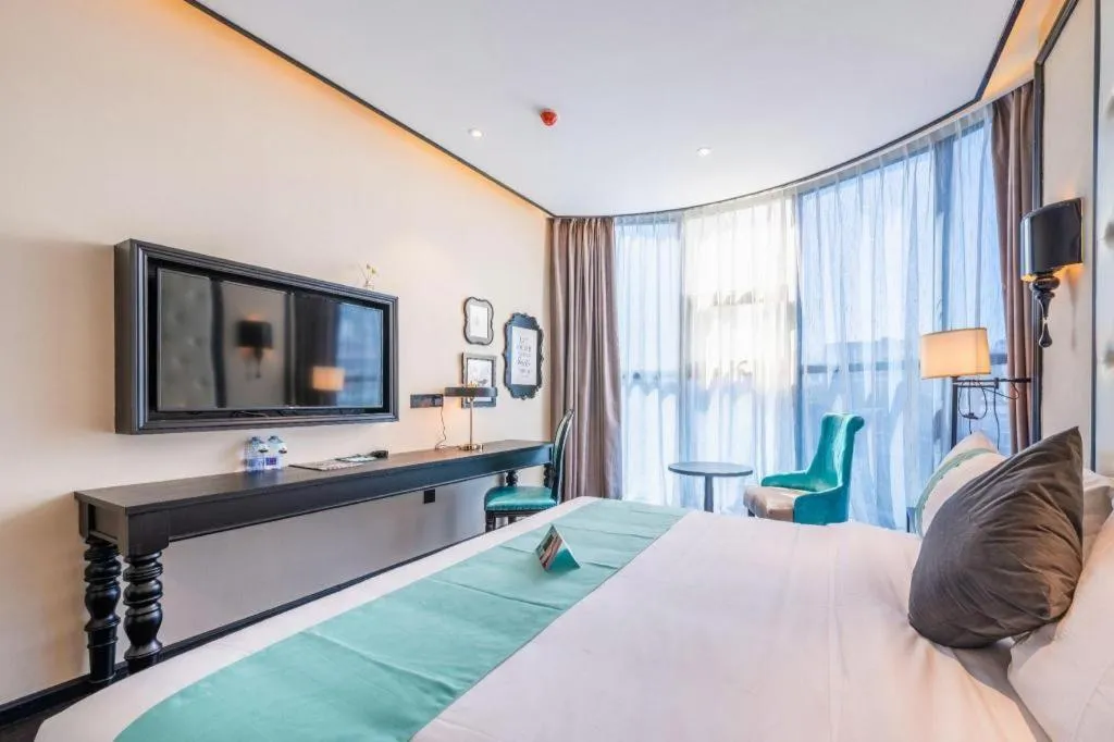 Bed in Xana Hotelle Nanchang Tengwang Pavilion Qingshan Road Metro Station