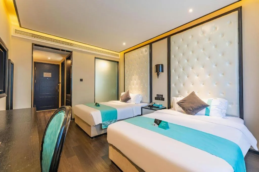 Bed in Xana Hotelle Nanchang Tengwang Pavilion Qingshan Road Metro Station