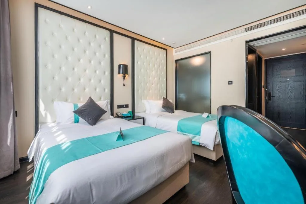 Bed in Xana Hotelle Nanchang Tengwang Pavilion Qingshan Road Metro Station