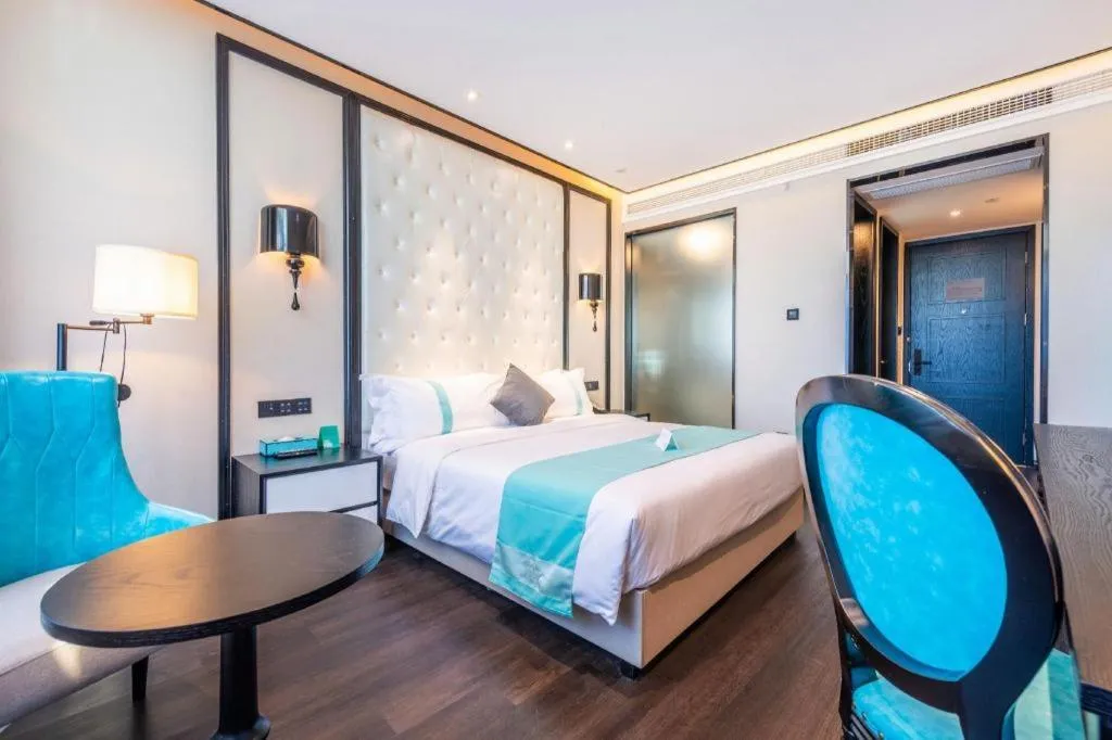 Bed in Xana Hotelle Nanchang Tengwang Pavilion Qingshan Road Metro Station