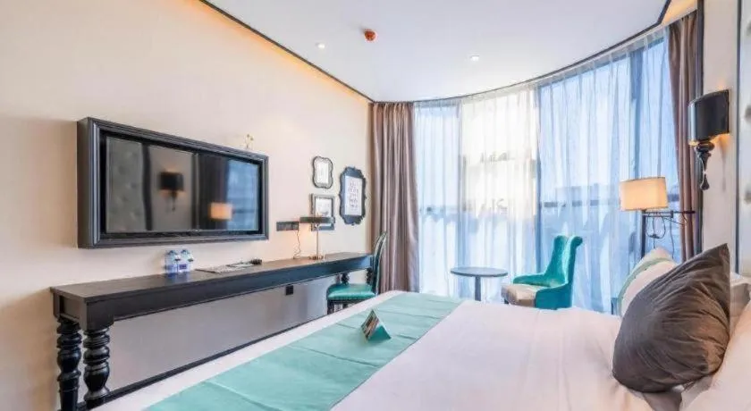 Bed in Xana Hotelle Nanchang Tengwang Pavilion Qingshan Road Metro Station