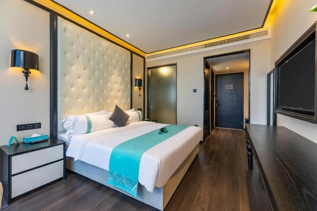 Bed in Xana Hotelle Nanchang Tengwang Pavilion Qingshan Road Metro Station