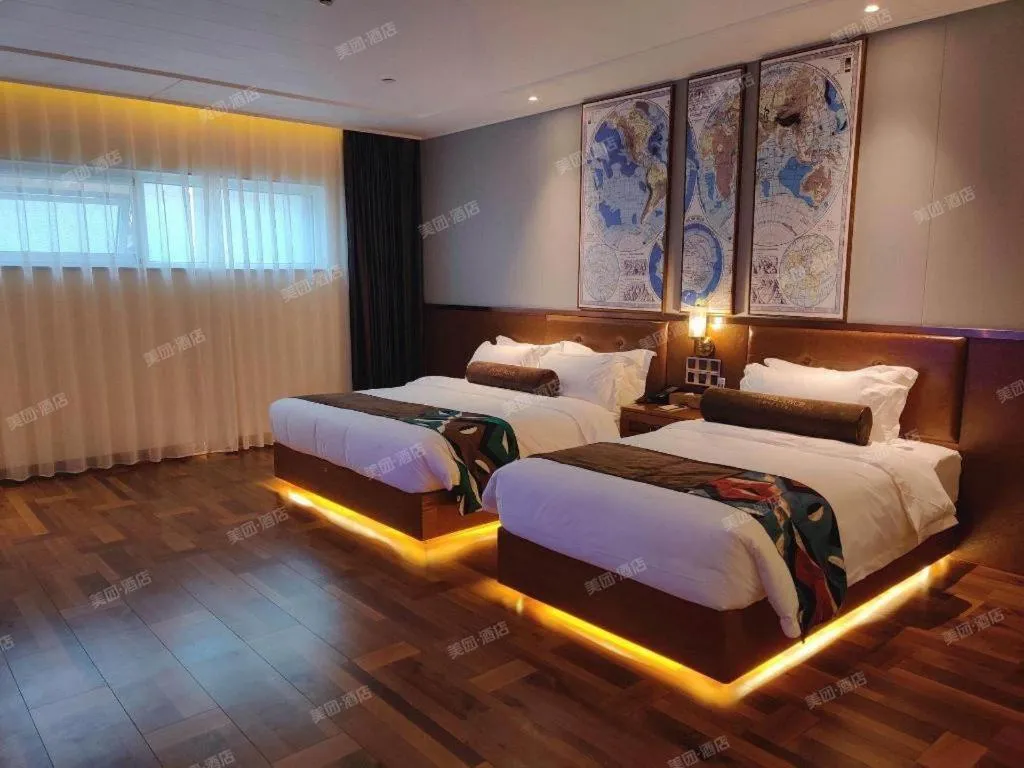 Bed in James Joyce Coffetel Anyang Railway Station Wenfeng Avenue Yinxu Scenic Spot