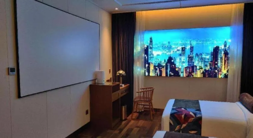 Bed in James Joyce Coffetel Anyang Railway Station Wenfeng Avenue Yinxu Scenic Spot