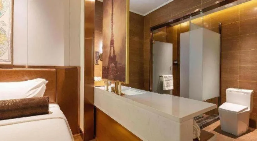 Bed in James Joyce Coffetel Anyang Railway Station Wenfeng Avenue Yinxu Scenic Spot