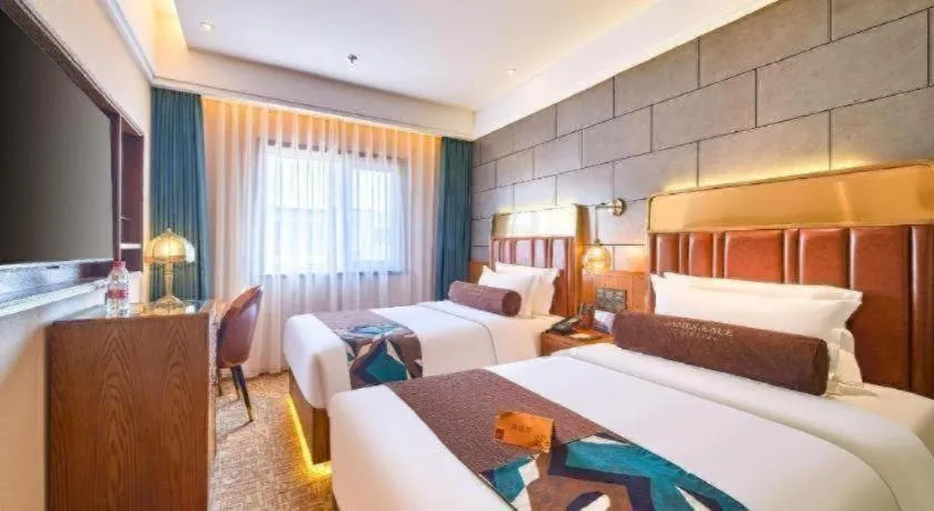 Bed in James Joyce Coffetel Tianjin Railway Station