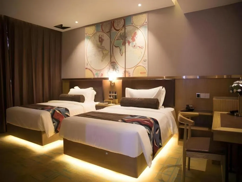 Bed in James Joyce Coffetel Tianjin Railway Station