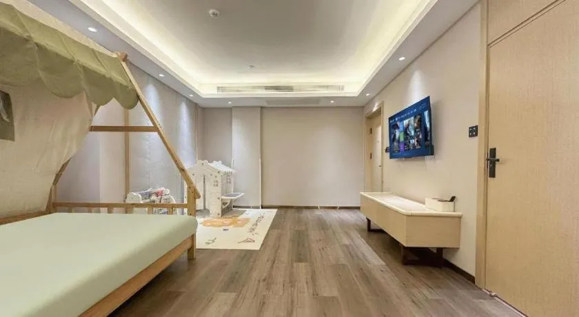 Bed in Lavande Hotels Jinzhong Youjian Pingyao